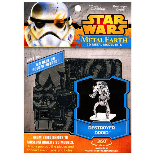Metal Earth 3D METAL EARTH STAR WARS DESTROYER DROID Metal Earth 3D METAL EARTH STAR WARS DESTROYER DROID