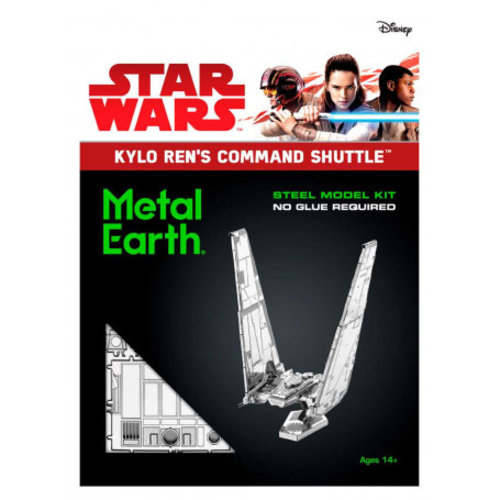 Metal Earth 3D METAL EARTH STAR WARS KYLO RENS SHUTTLE Metal Earth 3D METAL EARTH STAR WARS KYLO RENS SHUTTLE