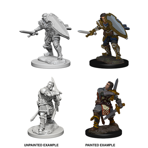 Wizkids MINIS: D&D: HUMAN MALE PALADIN (SWORD & SHIELD) Wizkids MINIS: D&D: HUMAN MALE PALADIN (SWORD & SHIELD)