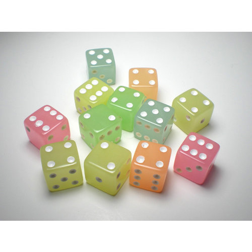 Koplow Games DICE GLOW in the DARK 16mm D6 Koplow Games DICE GLOW in the DARK 16mm D6
