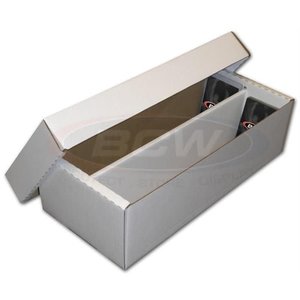 BCW Diversified CARDBOARD BOX: 1600 COUNT