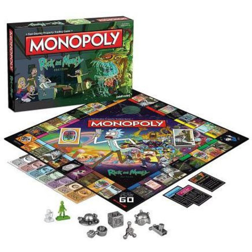 The Op | usaopoly MONOPOLY: RICK AND MORTY The Op | usaopoly MONOPOLY: RICK AND MORTY