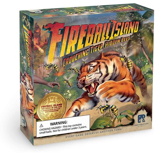 Restoration Games FIREBALL ISLAND: CROUCHING TIGER, HIDDEN BEES Restoration Games FIREBALL ISLAND: CROUCHING TIGER, HIDDEN BEES