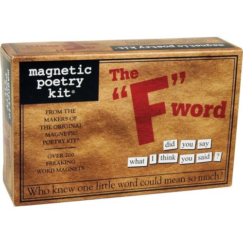 MAGNETIC POETRY MAGNETIC POETRY THE F WORD MAGNETIC POETRY MAGNETIC POETRY THE F WORD