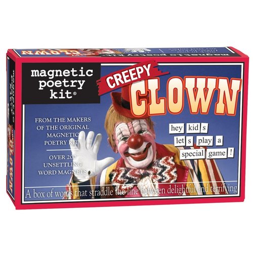 MAGNETIC POETRY MAGNETIC POETRY CREEPY CLOWN MAGNETIC POETRY MAGNETIC POETRY CREEPY CLOWN