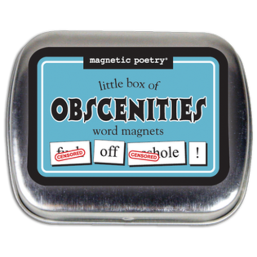 MAGNETIC POETRY MAGNETIC POETRY LITTLE BOX OF OBSCENITIES MAGNETIC POETRY MAGNETIC POETRY LITTLE BOX OF OBSCENITIES