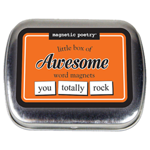 MAGNETIC POETRY MAGNETIC POETRY LITTLE BOX OF AWESOME (72) MAGNETIC POETRY MAGNETIC POETRY LITTLE BOX OF AWESOME (72)