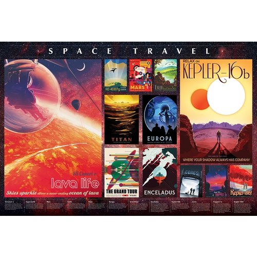 Cobble Hill CH2000 SPACE TRAVEL POSTERS Cobble Hill CH2000 SPACE TRAVEL POSTERS