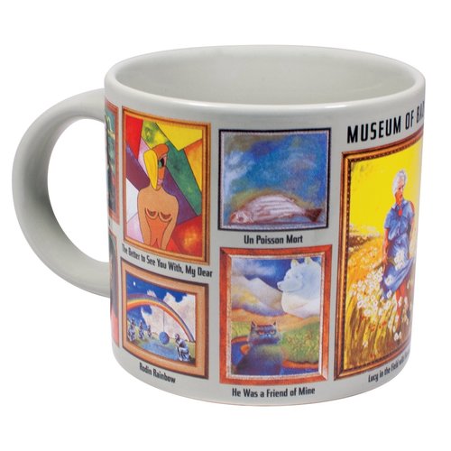 UNEMPLOYED PHILOSOPHERS MUG-BAD ART UNEMPLOYED PHILOSOPHERS MUG-BAD ART