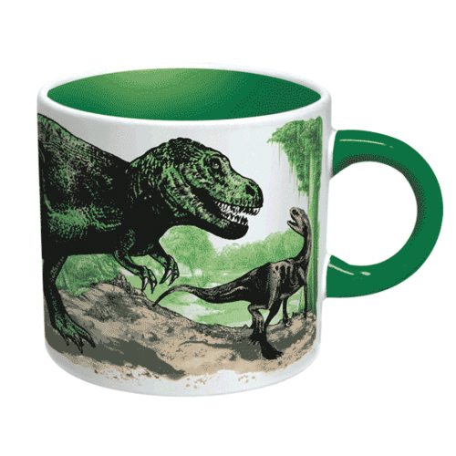 UNEMPLOYED PHILOSOPHERS MUG: DISAPPEARING DINOSAURS UNEMPLOYED PHILOSOPHERS MUG: DISAPPEARING DINOSAURS