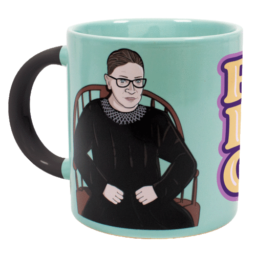 UNEMPLOYED PHILOSOPHERS MUG: RUTH BADER GINSBURG TRANSFORMING UNEMPLOYED PHILOSOPHERS MUG: RUTH BADER GINSBURG TRANSFORMING