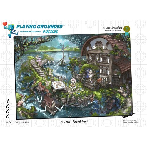 PLAYING GROUNDED PUZZLES PG1000 A LATE BREAKFAST PLAYING GROUNDED PUZZLES PG1000 A LATE BREAKFAST