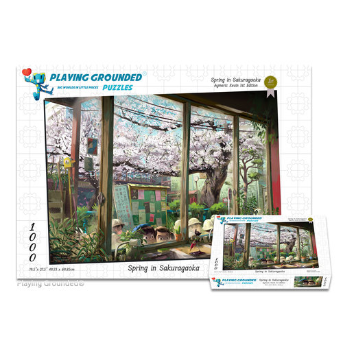 PLAYING GROUNDED PUZZLES PG1000 SPRING IN SAKURAGAOKA PLAYING GROUNDED PUZZLES PG1000 SPRING IN SAKURAGAOKA