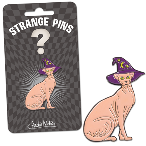 Archie McPhee PIN: WIZARD CAT Archie McPhee PIN: WIZARD CAT