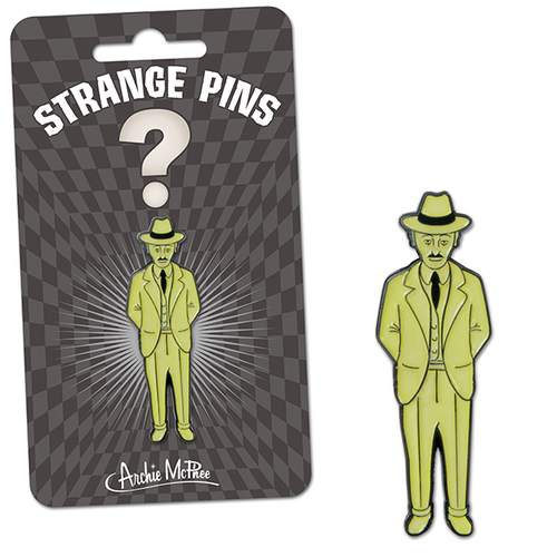 Archie McPhee PIN: SEÑOR MISTERIOSO - Glow-in-the-Dark Archie McPhee PIN: SEÑOR MISTERIOSO - Glow-in-the-Dark