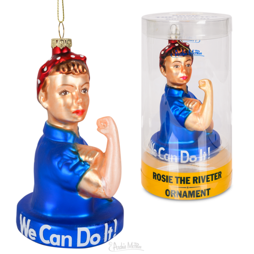 Archie McPhee ORNAMENT ROSIE THE RIVETER Archie McPhee ORNAMENT ROSIE THE RIVETER