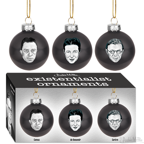 Archie McPhee ORNAMENTS EXISTENTIALIST (3) Archie McPhee ORNAMENTS EXISTENTIALIST (3)