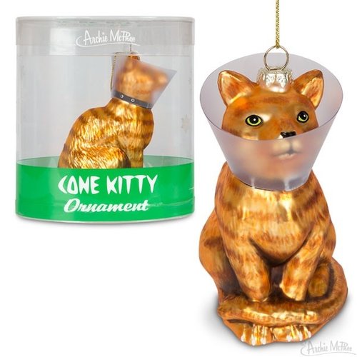 Archie McPhee ORNAMENT CONE KITTY Archie McPhee ORNAMENT CONE KITTY
