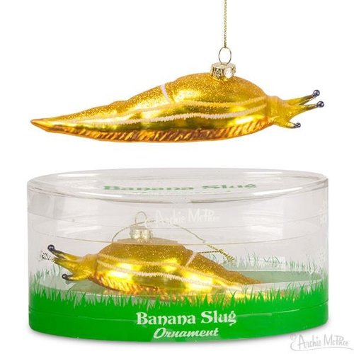Archie McPhee ORNAMENT BANANA SLUG Archie McPhee ORNAMENT BANANA SLUG