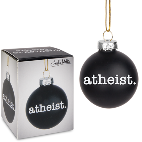 Archie McPhee ORNAMENT ATHEIST Archie McPhee ORNAMENT ATHEIST