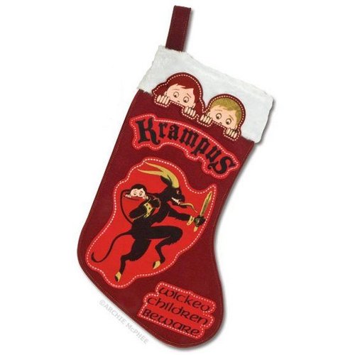 Archie McPhee HOLIDAY STOCKING KRAMPUS Archie McPhee HOLIDAY STOCKING KRAMPUS