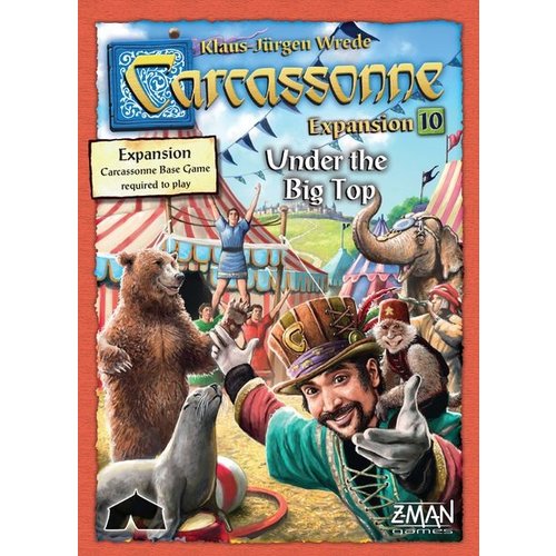 Z-Man Games CARCASSONNE: UNDER THE BIG TOP Z-Man Games CARCASSONNE: UNDER THE BIG TOP