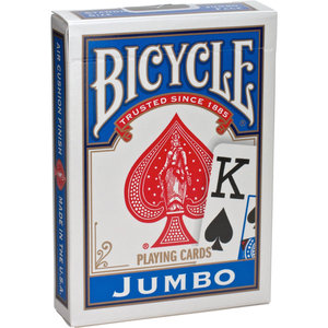 Bicycle BICYCLE JUMBO INDEX  PLAYING CARDS BLUE