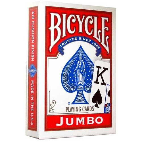 Bicycle BICYCLE POKER JUMBO RED Bicycle BICYCLE POKER JUMBO RED