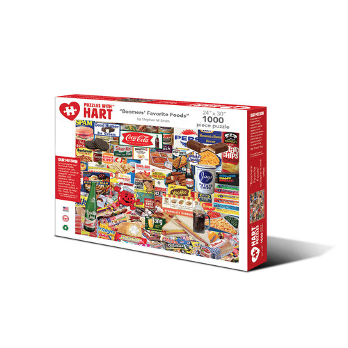 Hart Puzzles HA1000 BOOMERS' FAVORITE FOODS Hart Puzzles HA1000 BOOMERS' FAVORITE FOODS
