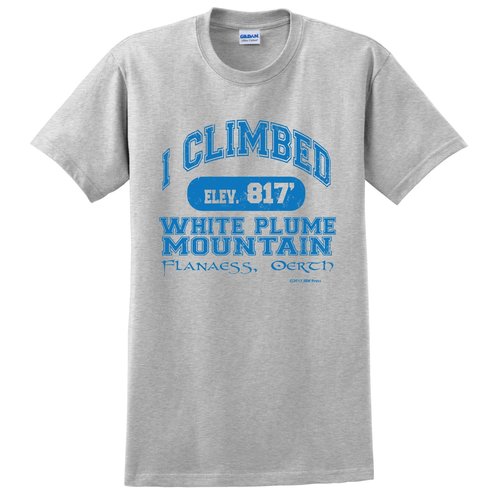 JBM PRESS T-SHIRT I CLIMBED WHITE PLUME MOUNTAIN JBM PRESS T-SHIRT I CLIMBED WHITE PLUME MOUNTAIN