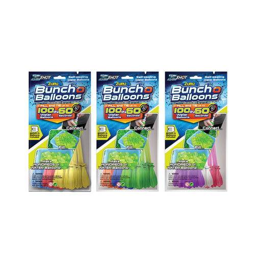 Schylling WATER BALLOONS BUNCH O 3PK Schylling WATER BALLOONS BUNCH O 3PK