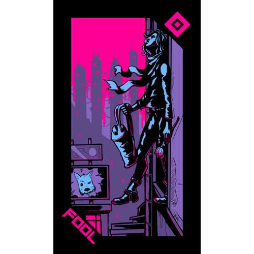 Pixeloccult TAROT NEON MOON