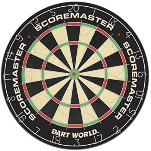 DART WORLD DARTBOARD SCOREMASTER DART WORLD DARTBOARD SCOREMASTER