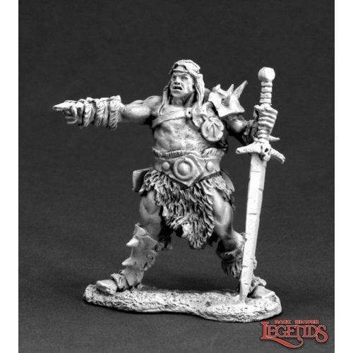 Reaper Miniatures DARK HEAVEN LEGENDS: CAL ARATH, BARBARIAN PRINCE Reaper Miniatures DARK HEAVEN LEGENDS: CAL ARATH, BARBARIAN PRINCE