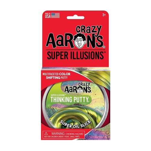 Crazy Aaron's Putty World THINKING PUTTY - SUPER ILLUSIONS - SUPER OIL SLICK Crazy Aaron's Putty World THINKING PUTTY - SUPER ILLUSIONS - SUPER OIL SLICK