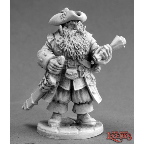 Reaper Miniatures DARK HEAVEN LEGENDS: BARNABUS FROST, PIRATE CAPTAIN Reaper Miniatures DARK HEAVEN LEGENDS: BARNABUS FROST, PIRATE CAPTAIN