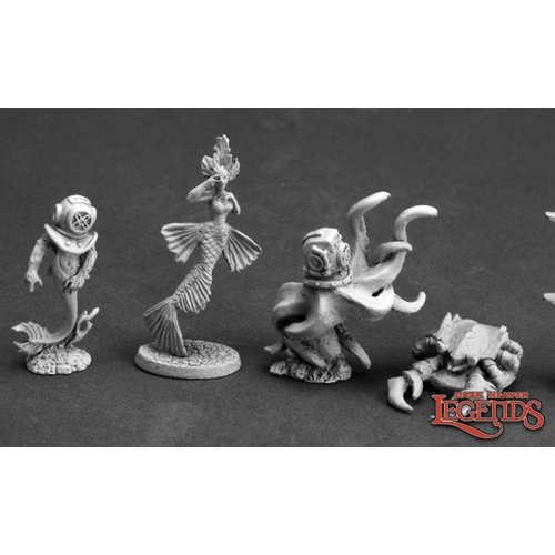 Reaper Miniatures DARK HEAVEN LEGENDS: AQUATIC FAMILIARS II (4) Reaper Miniatures DARK HEAVEN LEGENDS: AQUATIC FAMILIARS II (4)