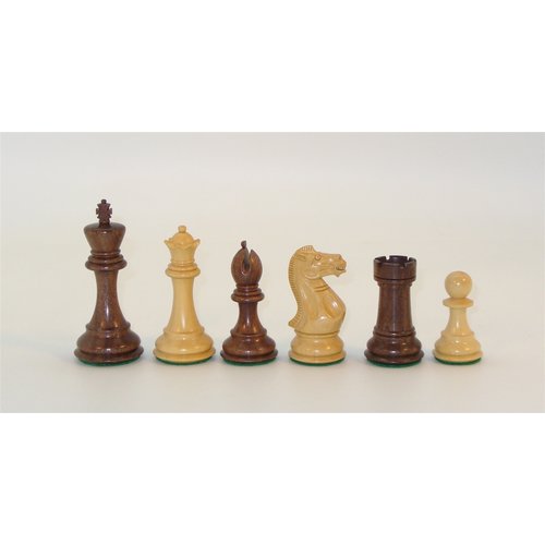 Worldwise Imports CHESSMEN 4" STAUNTON KIKKERWD & BOXWD 3W Worldwise Imports CHESSMEN 4" STAUNTON KIKKERWD & BOXWD 3W