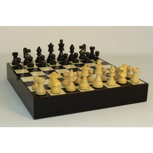 Worldwise Imports CHESS SET 3" FRENCH on 13.25"/1.5" CHEST Worldwise Imports CHESS SET 3" FRENCH on 13.25"/1.5" CHEST