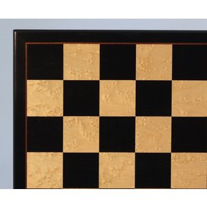 WorldWise Imports CHESS BOARD 17.25" BIRDSEYE MAPLE w/ 2" SQ