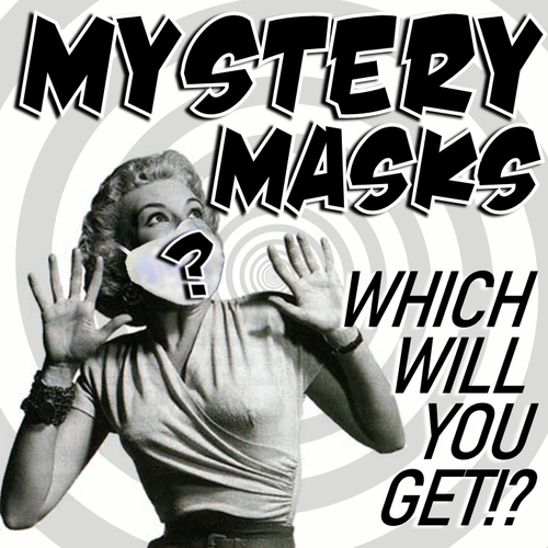 OTHER TIMES PRODUCTIONS PROTECTIVE MASK, FABRIC (MYSTERY ASSORTMENT) OTHER TIMES PRODUCTIONS PROTECTIVE MASK, FABRIC (MYSTERY ASSORTMENT)