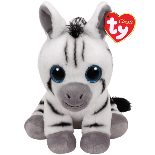 TY INC TY BEANIE ZEBRA STRIPES TY INC TY BEANIE ZEBRA STRIPES