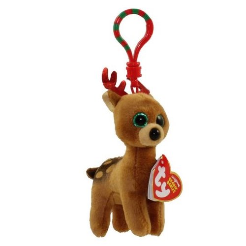 TY INC TY BEANIE REINDEER TINSEL (CLIP/KEYCHAIN) TY INC TY BEANIE REINDEER TINSEL (CLIP/KEYCHAIN)