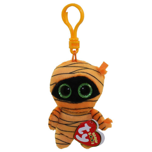 TY INC TY BEANIE BOO MUMMY MASK (CLIP) TY INC TY BEANIE BOO MUMMY MASK (CLIP)