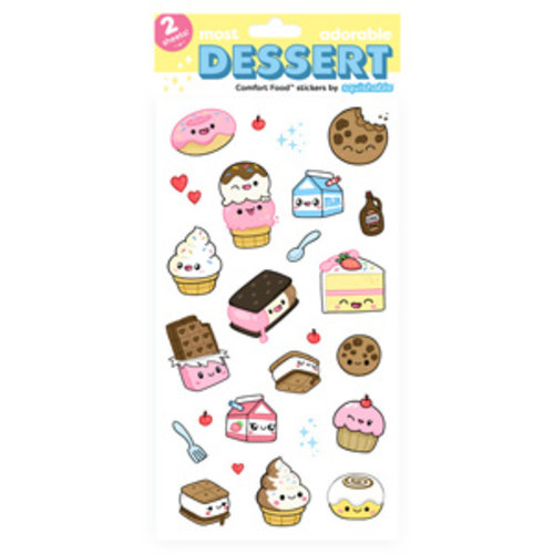 SQUISHABLE SQUISHABLE DESSERTS STICKERS SQUISHABLE SQUISHABLE DESSERTS STICKERS