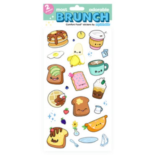 SQUISHABLE SQUISHABLE BRUNCH STICKERS SQUISHABLE SQUISHABLE BRUNCH STICKERS