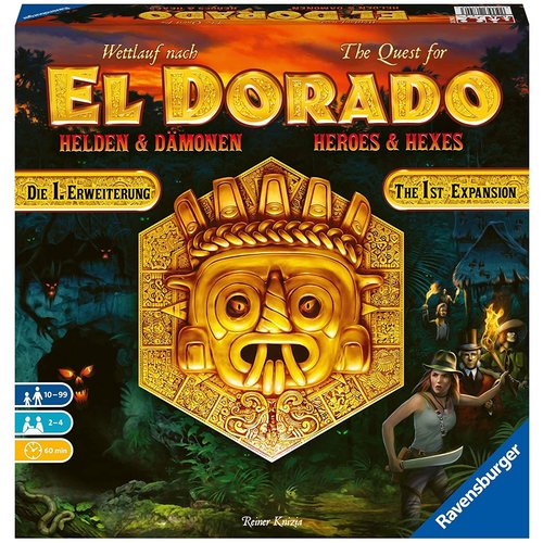 Ravensburger THE QUEST FOR EL DORADO: THE GOLDEN TEMPLES EXPANSION Ravensburger THE QUEST FOR EL DORADO: THE GOLDEN TEMPLES EXPANSION