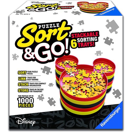 Ravensburger MICKEY MOUSE SORT & GO! PUZZLE TRAYS Ravensburger MICKEY MOUSE SORT & GO! PUZZLE TRAYS