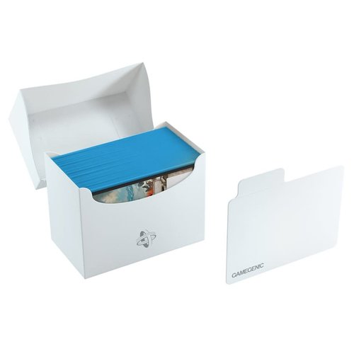 GAMEGENIC DECK BOX: SIDE HOLDER 80+ WHITE GAMEGENIC DECK BOX: SIDE HOLDER 80+ WHITE