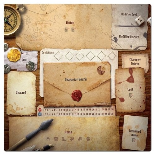 Quiver Games PLAYMAT: GLOOMHAVEN Quiver Games PLAYMAT: GLOOMHAVEN